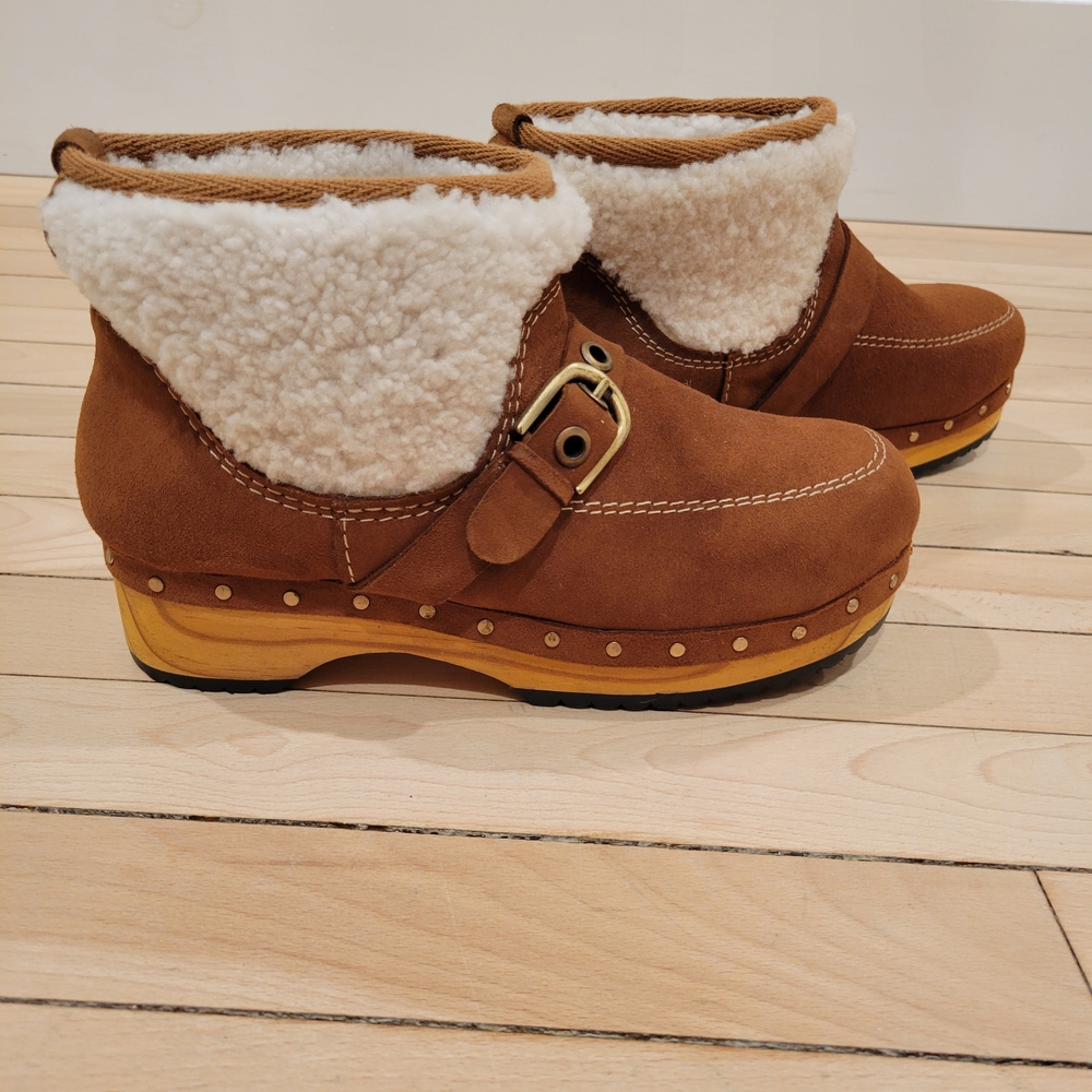 Free People Brown Shearling Women's Boots